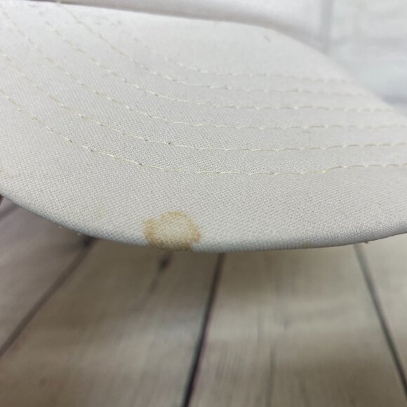 Vintage Texaco Trucker Hat Mesh Cap Snapback White Patch Oilfield - CRACKED BILL - Picture 7 of 12